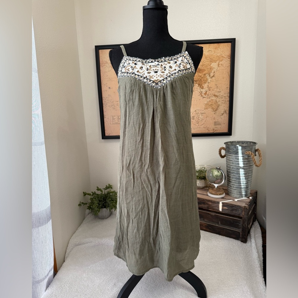 Westport tank top olive dress small